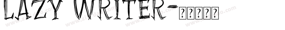 Lazy Writer字体转换